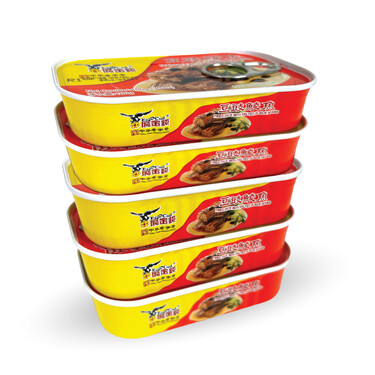 Eagle Coin Fried Dace with Salted Black Beans (Added Olive Oil) (100g x 5 Cans)